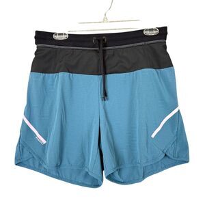 Decathlon Mens Evadict Trail Running Shorts Sz M Teal & Black